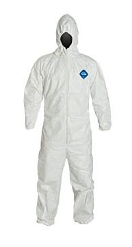 Tyvek Elastic Wrist and Ankle Coveralls with Hood, (Sold in 25 Count Cases) 